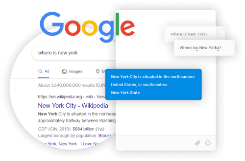 google search and spelling correction